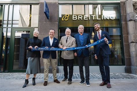 Breitling opens the first Breitling Boutique in Copenhagen.